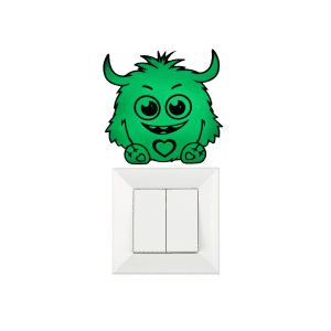 דמות זוהרת בחושך גודל מיוחד למתגים