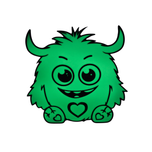 דמות זוהרת בחושך גדולה